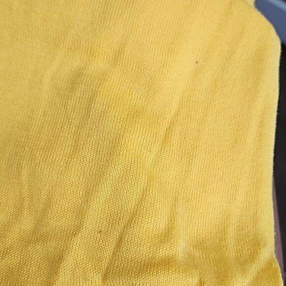 Tory Burch Yellow Simone Cotton Button-up Cardigan Size M - Picture 8 of 8